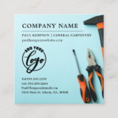 Toolset anpassen | Handyman Services angeboten Quadratische Visitenkarte (Vorderseite)