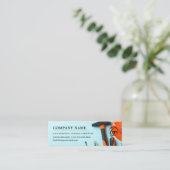 Toolset anpassen | Handyman + Services Telefonnummerkarte (Stehend Vorderseite)