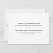 Toolset anpassen | Minimaler Dank Dankeskarte (Rückseite)