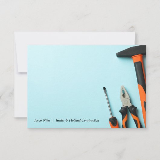 Toolset anpassen mitteilungskarte (Vorderseite)