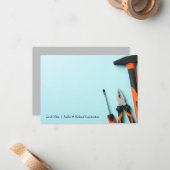 Toolset anpassen mitteilungskarte (Vorderseite/Rückseite Beispiel)