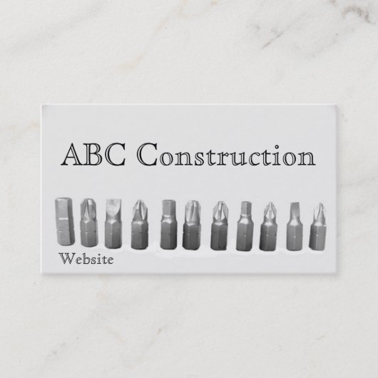 Tooltipps zur Visitenkarte (Vorderseite)