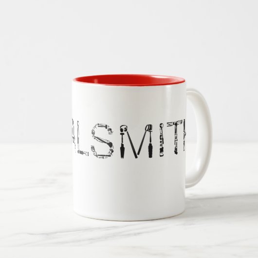 Toolvetica Metalsmith-Tasse Zweifarbige Tasse (VorderseiteRechts)