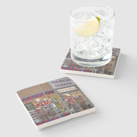 Toomer Corner, Auburn-Untersetzer Steinuntersetzer (Seitenansicht)