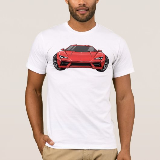 Toon-Autostil T-Shirt (Vorderseite)
