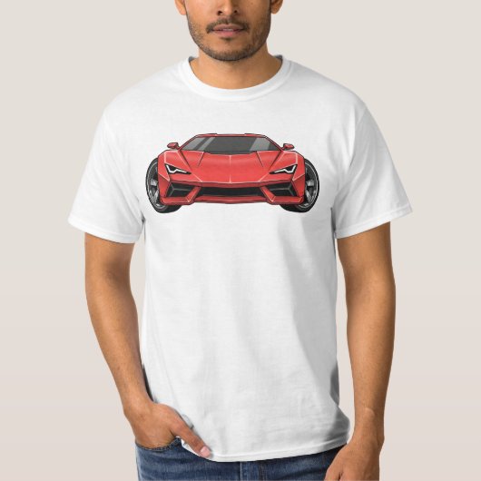 Toon-Autostil T-Shirt (Vorderseite)