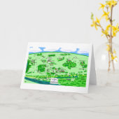 TOON der Longmeadow Gruß-Karten (12x18") 2016 Karte (Gelbe Blume)