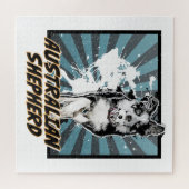 Toon Dogs: Australian Shepherd Puzzle (Horizontal)