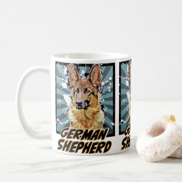 Toon Dogs: Deutscher Schäferhund Kaffeetasse