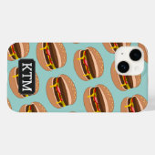 Toon Hamburgers - Open Sesame Bun - Initialen hinz Case-Mate iPhone Hülle (Rückseite (Horizontal))