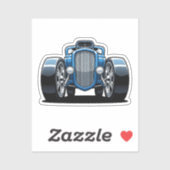 Toon Hotrod Art  Aufkleber (Blatt)