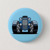 Toon Hotrod Art  Button (Vorderseite)