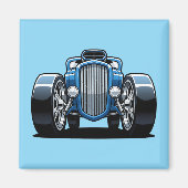 Toon Hotrod Art  Magnet (Vorne)
