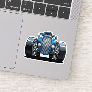 Toon Hotrod Kunst Aufkleber
