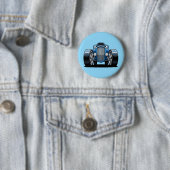 Toon Hotrod Kunst  Button (Beispiel)