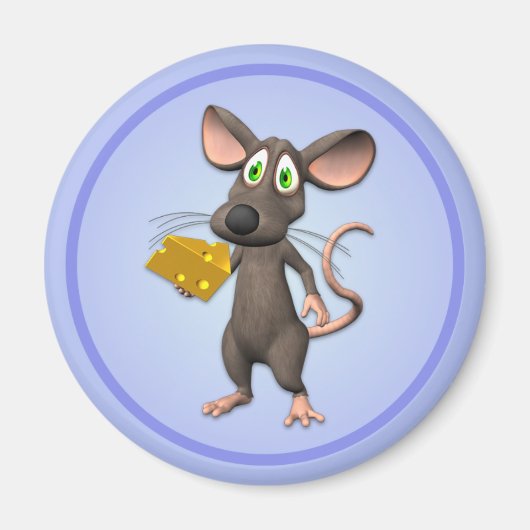 Toon Maus mit Käse Magnet (Vorne)