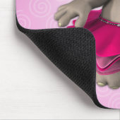 Toon-Nashorn Mousepad (Ecke)