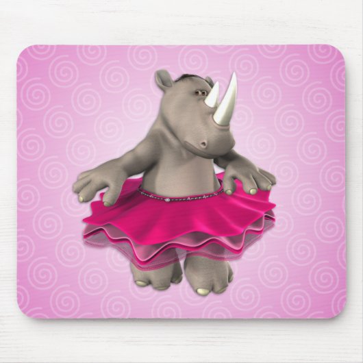 Toon-Nashorn Mousepad (Vorne)