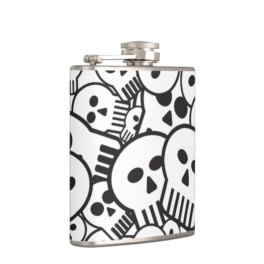 Toon-Schädel Flachmann (Rechts)