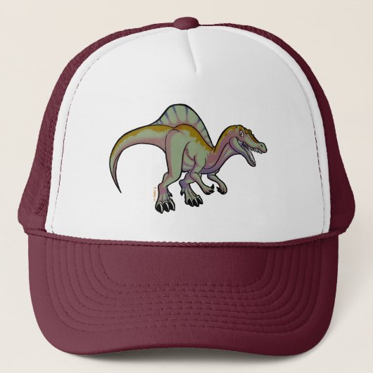 Toon spinosaurus Hut Truckerkappe (Vorderseite)