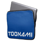 Toonami Digital-Schriftart-Logo Laptopschutzhülle (Vorderseite Links)