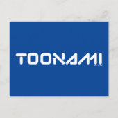 Toonami Digital-Schriftart-Logo Postkarte (Vorderseite)