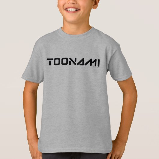 Toonami Digital-Schriftart-Logo T-Shirt (Vorderseite)