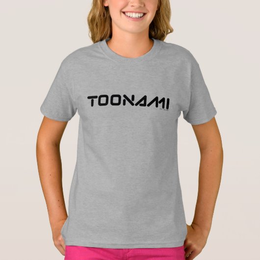 Toonami Digital-Schriftart-Logo T-Shirt (Vorderseite)