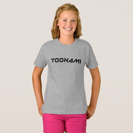 Toonami Digital-Schriftart-Logo T-Shirt (Vorne ganz)