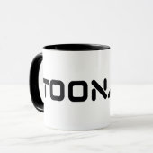 Toonami Digital-Schriftart-Logo Tasse (Vorderseite Links)