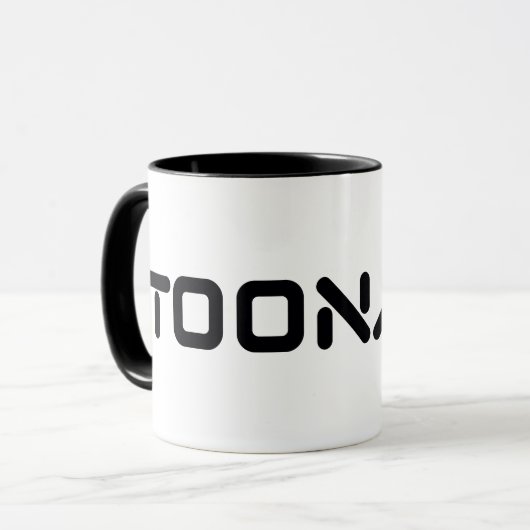 Toonami Digital-Schriftart-Logo Tasse (Vorderseite Links)