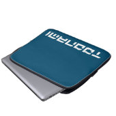 Toonami Futuristic Schriftart Logo Laptopschutzhülle (Vorne Knopf)