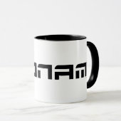 Toonami Futuristic Schriftart Logo Tasse (VorderseiteRechts)