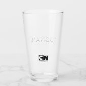 Toonami Split Schriftart Logo Glas (Rückseite)