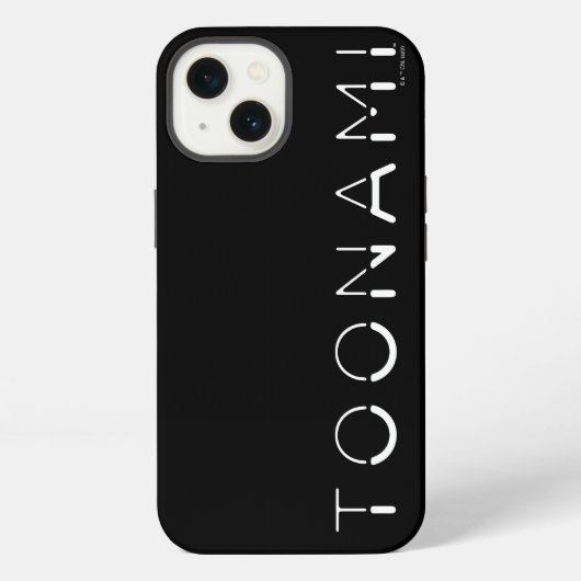 Toonami Split Schriftart Logo iPhone Hülle (Rückseite)