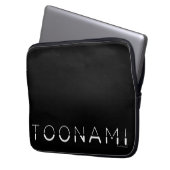 Toonami Split Schriftart Logo Laptopschutzhülle (Vorderseite Links)