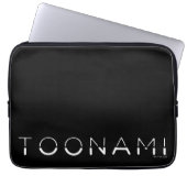 Toonami Split Schriftart Logo Laptopschutzhülle (Vorderseite)
