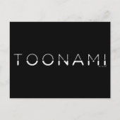 Toonami Split Schriftart Logo Postkarte (Vorderseite)