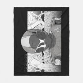 Toonami TOM 5 Countdown-Comic-Stoßfänger Fleecedecke (Vorderseite)