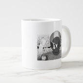 Toonami TOM 5 Countdown-Comic-Stoßfänger Jumbo-Tasse (Vorderseite Rechts)