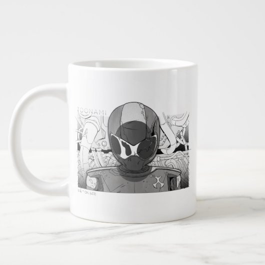 Toonami TOM 5 Countdown-Comic-Stoßfänger Jumbo-Tasse (Links)