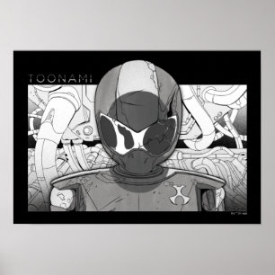 Toonami TOM 5 Countdown-Comic-Stoßfänger Poster