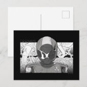 Toonami TOM 5 Countdown-Comic-Stoßfänger Postkarte (Vorne/Hinten)