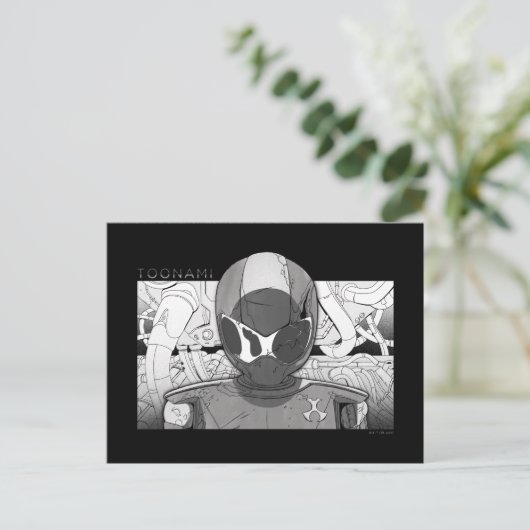 Toonami TOM 5 Countdown-Comic-Stoßfänger Postkarte (Stehend Vorderseite)