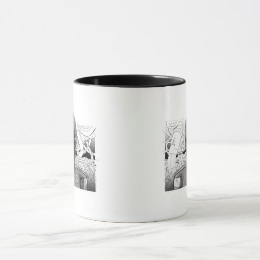Toonami TOM 5 Countdown-Comic-Stoßfänger Tasse (Zentrum)