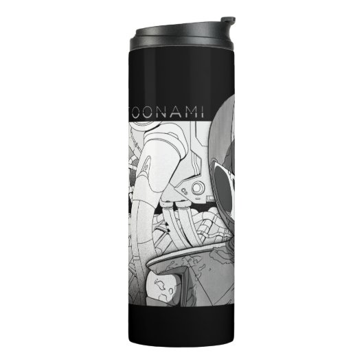 Toonami TOM 5 Countdown-Comic-Stoßfänger Thermosbecher (Nach links gedreht)