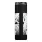 Toonami TOM 5 Countdown-Comic-Stoßfänger Thermosbecher (Rückseite)