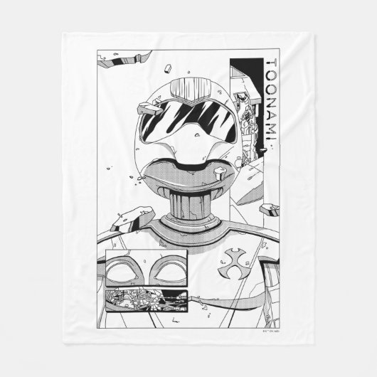Toonami TOM 5 & SARA Comic Style Bumper Fleecedecke (Vorderseite)