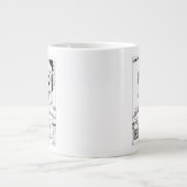 Toonami TOM 5 & SARA Comic Style Bumper Jumbo-Tasse (Vorderseite)