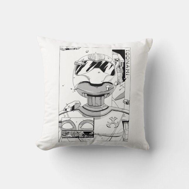Toonami TOM 5 & SARA Comic Style Bumper Kissen (Vorderseite)